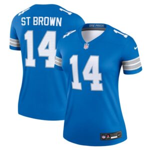 Amon-Ra St. Brown Detroit Lions Women Legend Jersey - Blue