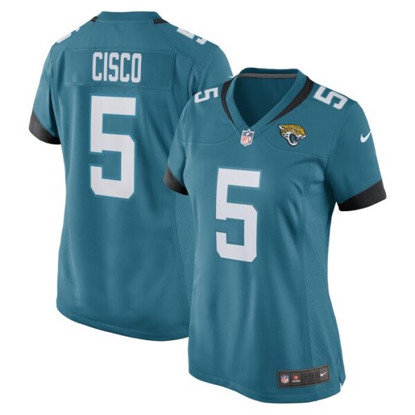 Andre Cisco Jacksonville Jaguars Women Game Player Jersey - Teal