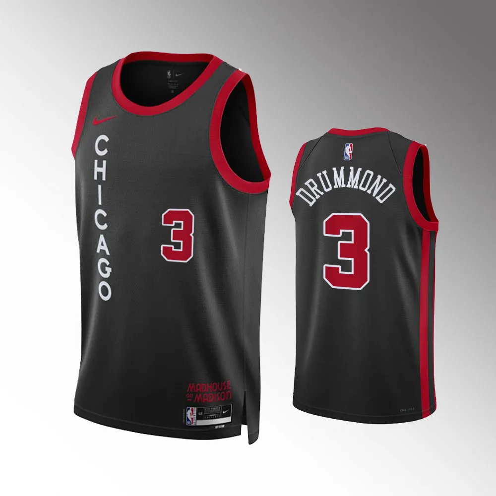 Andre Drummond #3 Swingman Chicago Bulls 2023-24 City Edition Jersey - Black