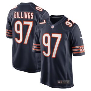 Andrew Billings Chicago Bears Game Jersey - Navy