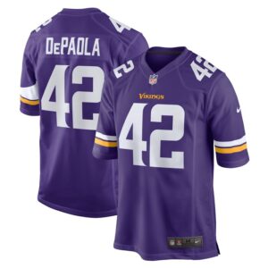 Andrew DePaola Minnesota Vikings Game Jersey - Purple