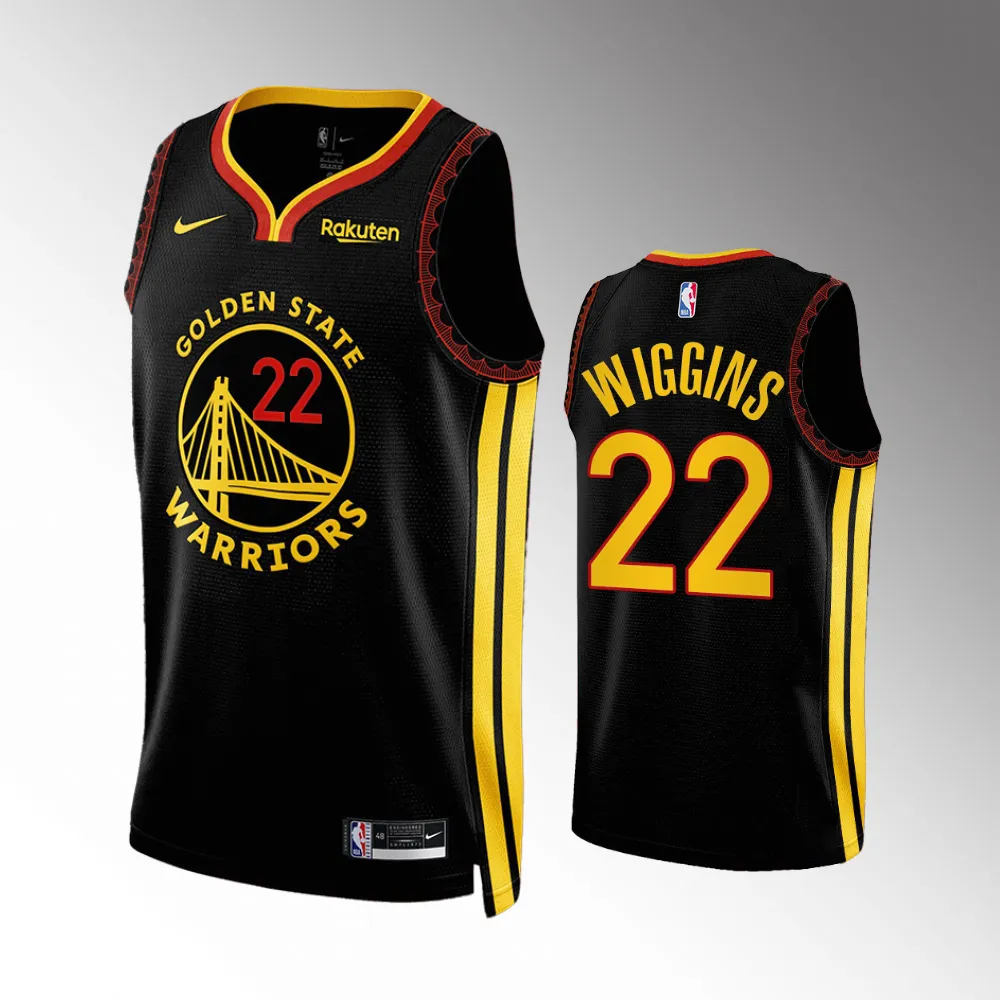 Andrew Wiggins #22 Swingman Golden State Warriors 2023-24 City Edition Jersey - Black