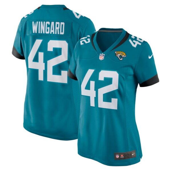 Andrew Wingard Jacksonville Jaguars Women Game Jersey - Teal