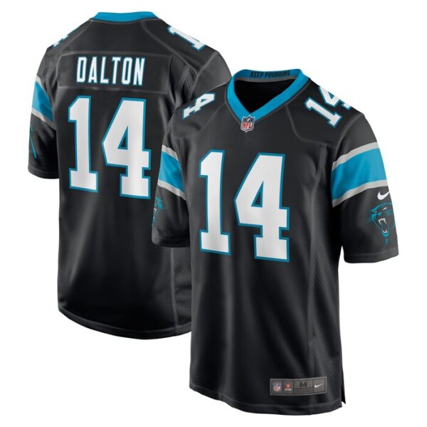 Andy Dalton Carolina Panthers Game Player Jersey - Black