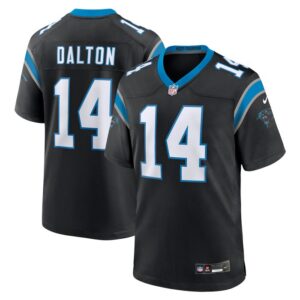 Andy Dalton Carolina Panthers Team Game Jersey - Black