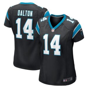 Andy Dalton Carolina Panthers Women Game Player Jersey - Black