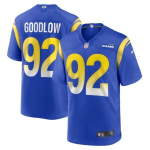 Anthony Goodlow Los Angeles Rams Game Jersey - Royal