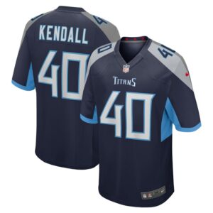 Anthony Kendall Tennessee Titans Team Game Jersey - Navy