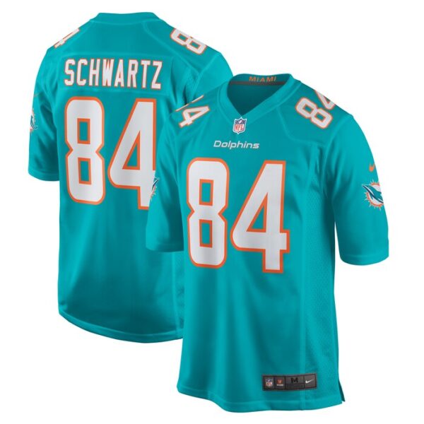 Anthony Schwartz Miami Dolphins Team Game Jersey - Aqua