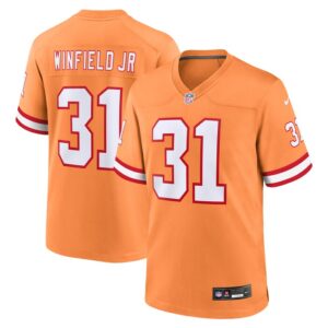 Antoine Winfield Jr. Tampa Bay Buccaneers Throwback Game Jersey - Orange