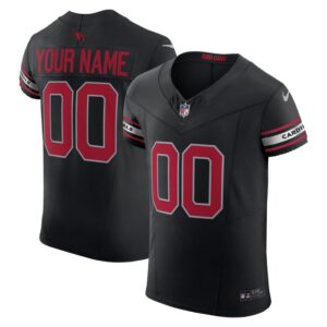 Arizona Cardinals Vapor F.U.S.E. Elite Custom Jersey - Black