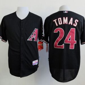 Arizona Diamondbacks #24 Yasmany Tomas Black Cool Base Stitched MLB Jersey