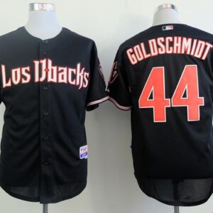 Arizona Diamondbacks #44 Paul Goldschmidt Black Cool Base Stitched MLB Jersey