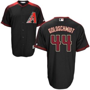 Arizona Diamondbacks #44 Paul Goldschmidt Black/Brick Cool Base Stitched MLB Jersey