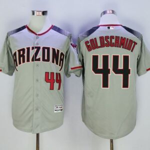 Arizona Diamondbacks #44 Paul Goldschmidt Gray/Brick Cool Base Stitched MLB Jersey