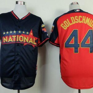 Arizona Diamondbacks #44 Paul Goldschmidt Navy/Red National League 2014 All Star BP Stitched MLB Jersey