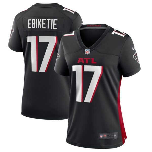 Arnold Ebiketie Atlanta Falcons Women Team Game Jersey - Black