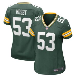 Arron Mosby Green Bay Packers Women Team Game Jersey - Green