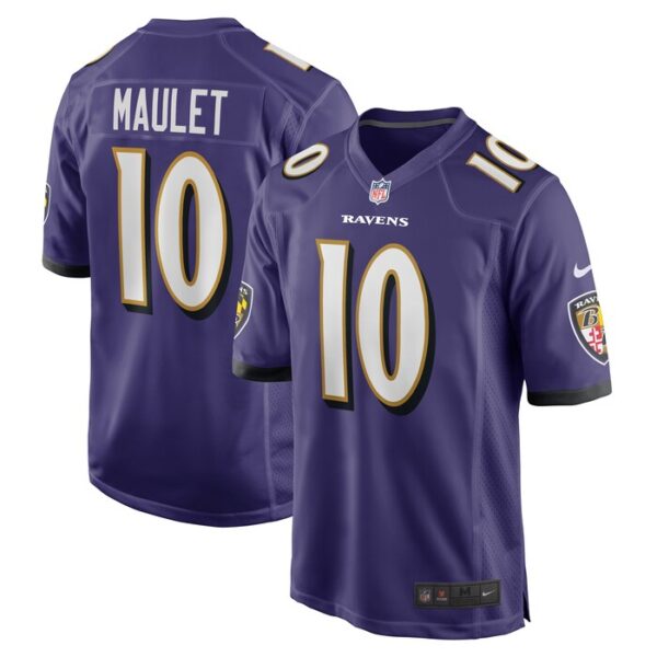 Arthur Maulet Baltimore Ravens Game Jersey - Purple