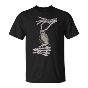 Asl Skeleton Hands Ghost Spooky Halloween Unisex T-Shirt