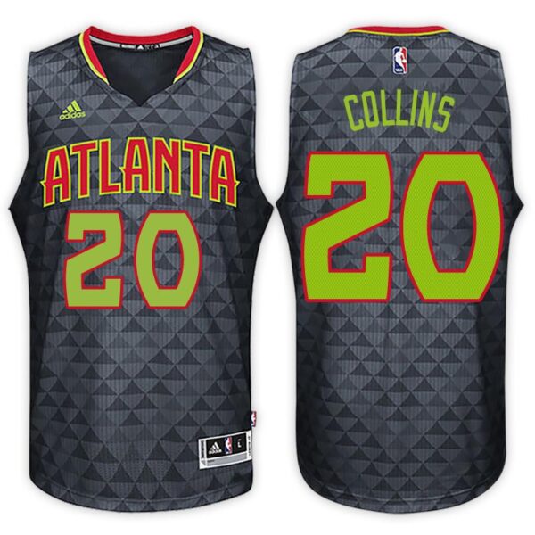 Atlanta Hawks #20 John Collins Alternate Black New Swingman Jersey