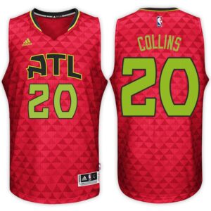 Atlanta Hawks #20 John Collins Road Red New Swingman Jersey