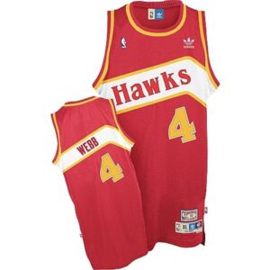 Atlanta Hawks Spud Webb Soul Swingman Road Jersey