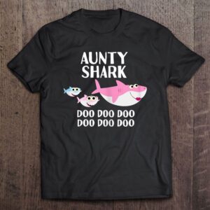 Aunty Shark Doo Doo Shirt Mother's Day Gift For Aunt Auntie T Shirt