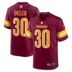 Austin Ekeler Washington Commanders Game Player Jersey - Burgundy