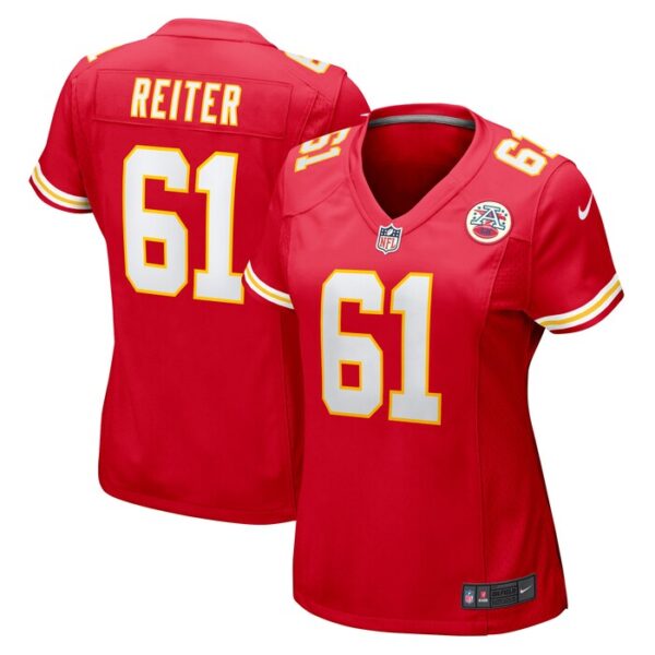 Austin Reiter Kansas City Chiefs Women Game Player Jersey - Red