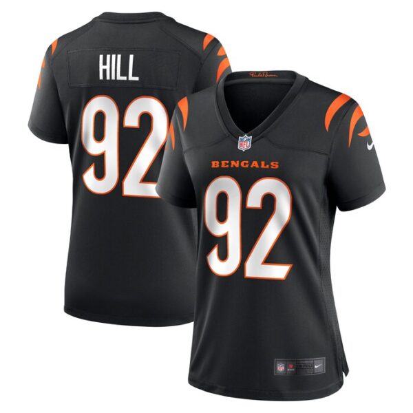 B.J. Hill Cincinnati Bengals Women Game Jersey - Black