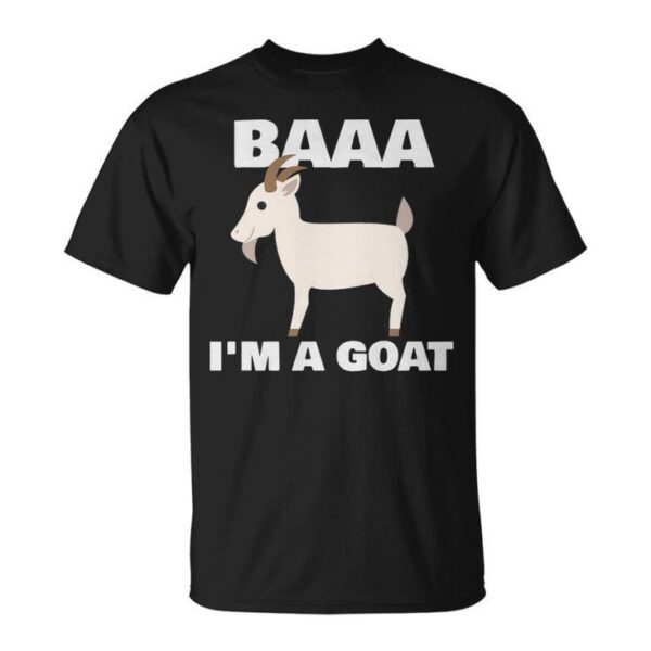 Baa I'm A Goat Costume Animal Goat Unisex T-Shirt