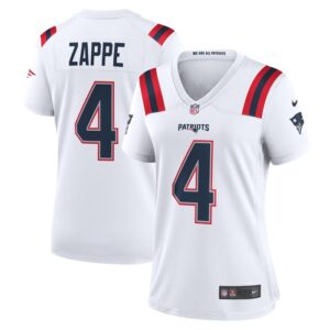 Bailey Zappe New England Patriots Women Game Player Jersey - White