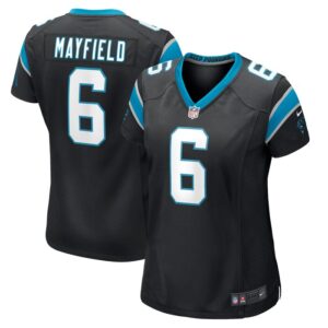 Baker Mayfield Carolina Panthers Women Home Player Game Jersey - Black