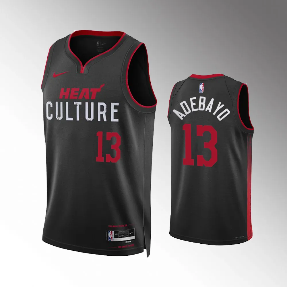 Bam Adebayo #13 Swingman Miami Heat 2023-24 City Edition Jersey - Black