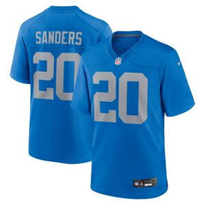 Barry Sanders Detroit Lions Alternate Game Jersey - Blue