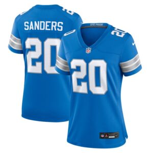 Barry Sanders Detroit Lions Women Retired Player Game Jersey - Blue