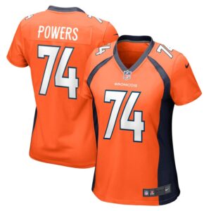 Ben Powers Denver Broncos Women Game Player Jersey - Orange