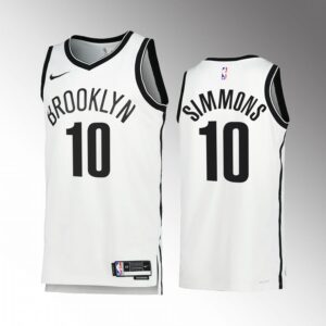 Ben Simmons 2022-23 Brooklyn Nets White #10 Association Edition Jersey Swingman