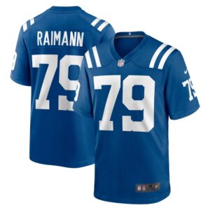 Bernhard Raimann Indianapolis Colts Player Game Jersey - Royal