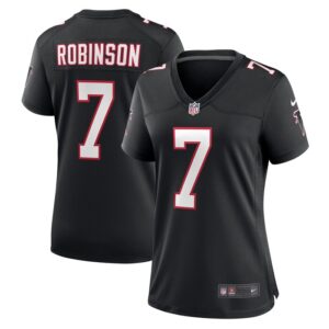 Bijan Robinson Atlanta Falcons Women Alternate Game Jersey - Black