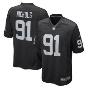 Bilal Nichols Las Vegas Raiders Game Player Jersey - Black