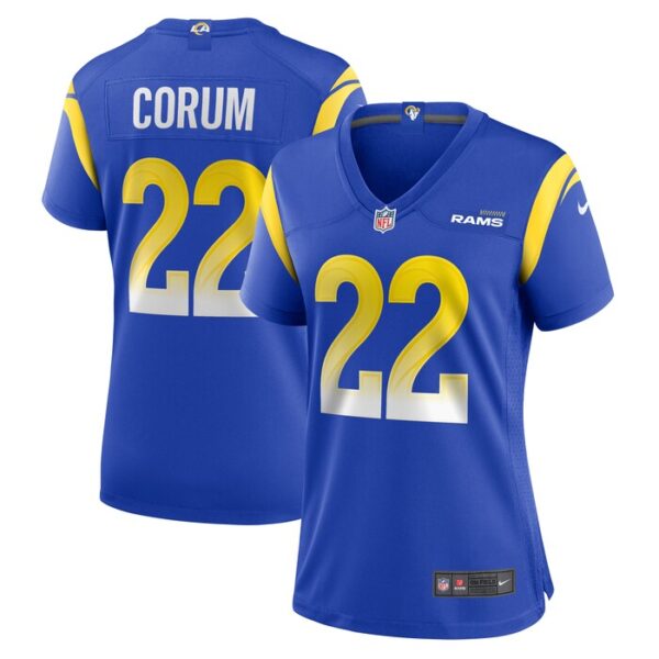 Blake Corum Los Angeles Rams Women Game Jersey - Royal