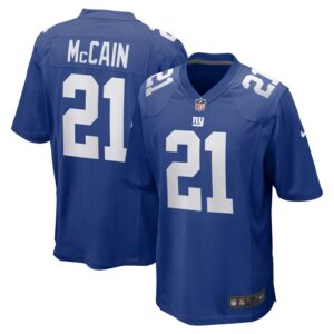 Bobby McCain New York Giants Game Player Jersey - Royal