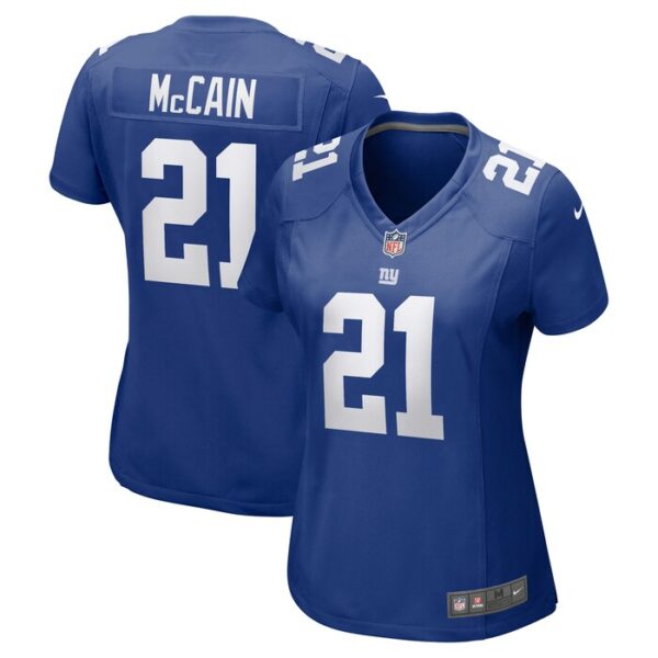 Bobby McCain New York Giants Women Women Team Color Jersey - Royal