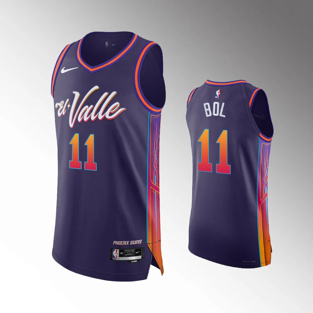 Bol Bol #11 Phoenix Suns 2023-24 City Edition Jersey - Purple