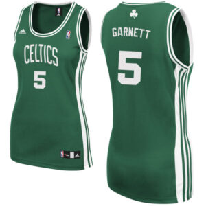 Boston Celtics #5 Kevin Garnett Women Green Jersey