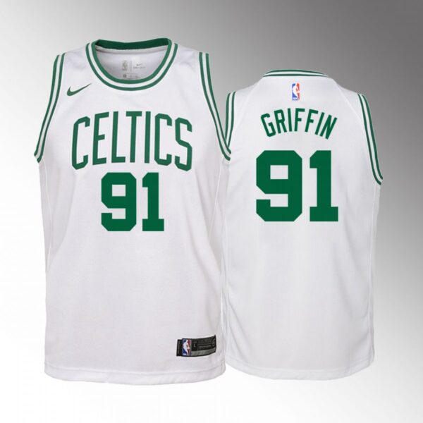 Boston Celtics Blake Griffin Association Edition White Youth Jersey #91