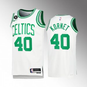 Boston Celtics Luke Kornet 2022-23 Association Edition White #40 Jersey Honor Russell