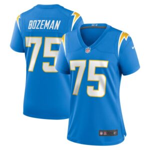 Bradley Bozeman Los Angeles Chargers Women Game Jersey - Powder Blue